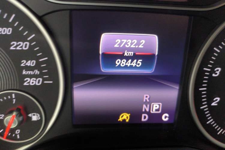 Used Mercedes-Benz A-Class 2016 A 200 Dynamic Edition Odometer Close Up