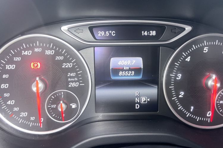 Used Mercedes-Benz A-Class 2016 A 200 Dynamic Edition Odometer Close Up