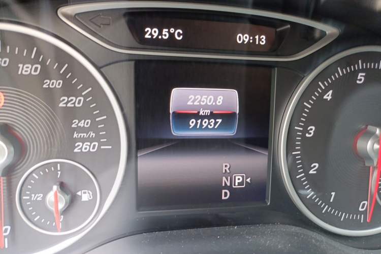 Used Mercedes-Benz A-Class 2016 A 200 Dynamic Edition Odometer Close Up