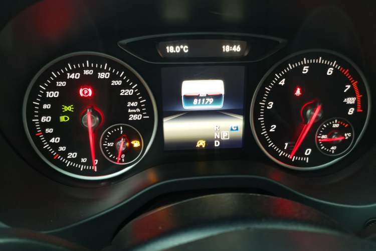 Used Mercedes-Benz A-Class 2016 A 200 Dynamic Edition Odometer Close Up