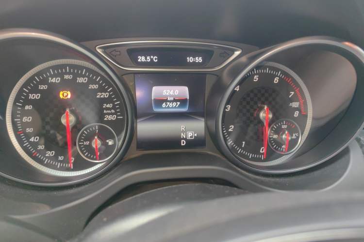 Used Mercedes-Benz A-Class 2016 A 200 Fashion Model Odometer Close Up