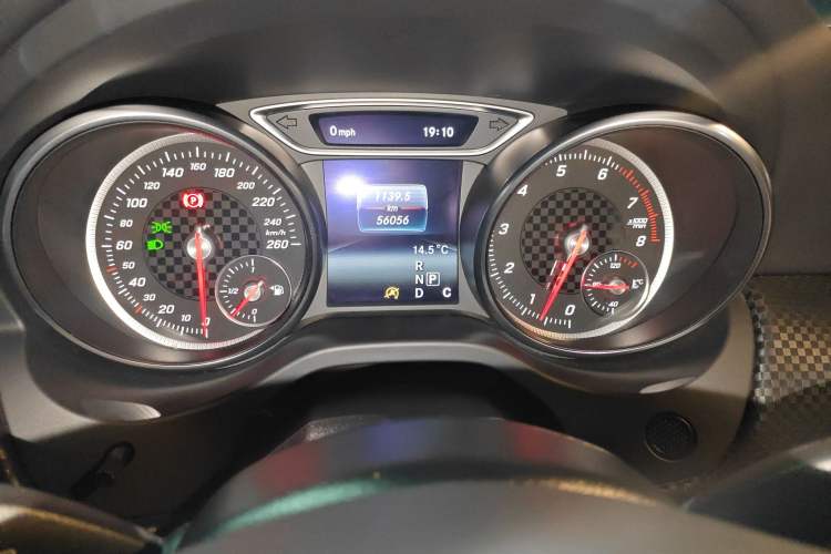 Used Mercedes-Benz A-Class 2016 A 200 Fashion Model Odometer Close Up