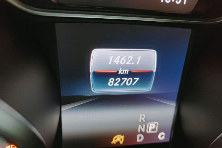 Used Mercedes-Benz A-Class 2016 A 200 Fashion Model Odometer Close Up