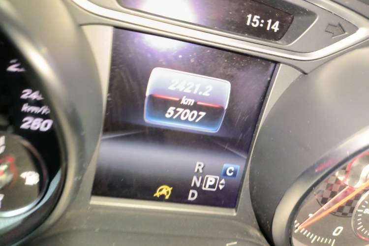 Used Mercedes-Benz A-Class 2017 A 200 Fashion Model Odometer Close Up