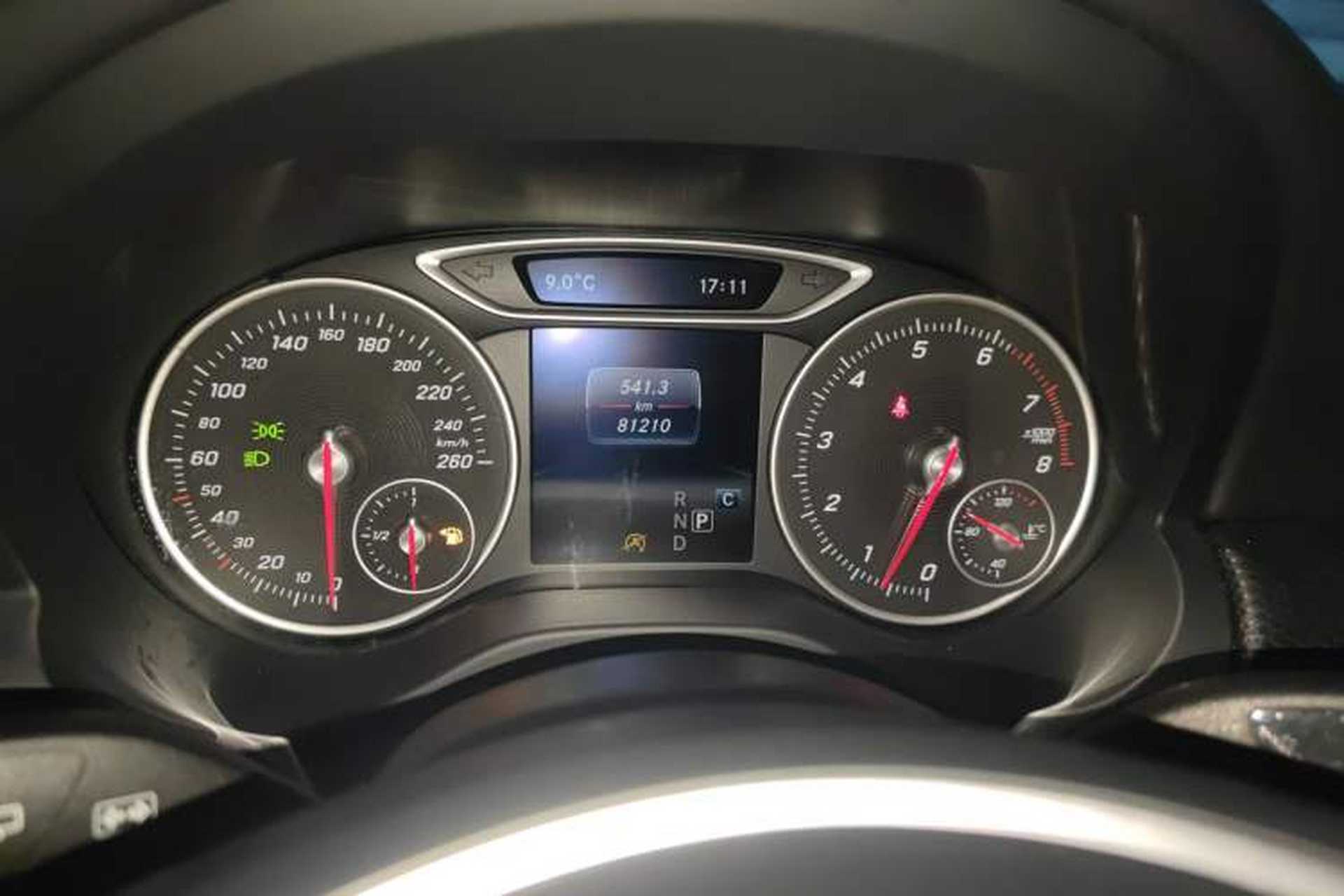 Used Mercedes-Benz A-Class 2017 A 200 Dynamic Edition Odometer Close Up
