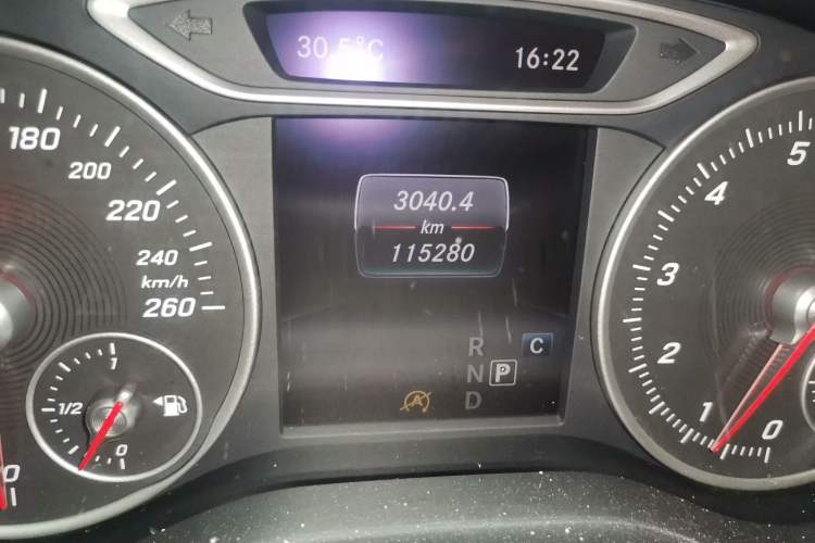 Used Mercedes-Benz A-Class 2017 A 200 Dynamic Edition Odometer Close Up