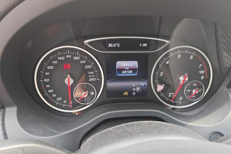 Used Mercedes-Benz A-Class 2017 Revised A 200 Dynamic Edition Odometer Close Up