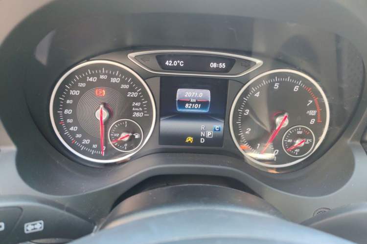 Used Mercedes-Benz A-Class 2017 Revised A 200 Dynamic Edition Odometer Close Up