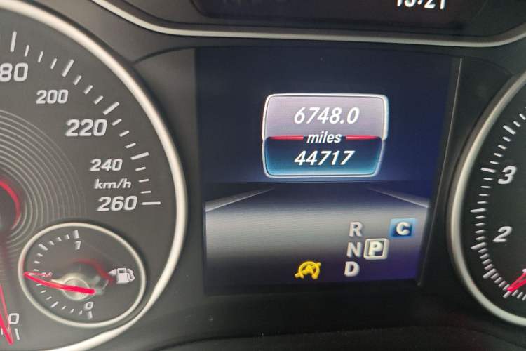 Used Mercedes-Benz A-Class 2017 Revised A 180 Odometer Close Up