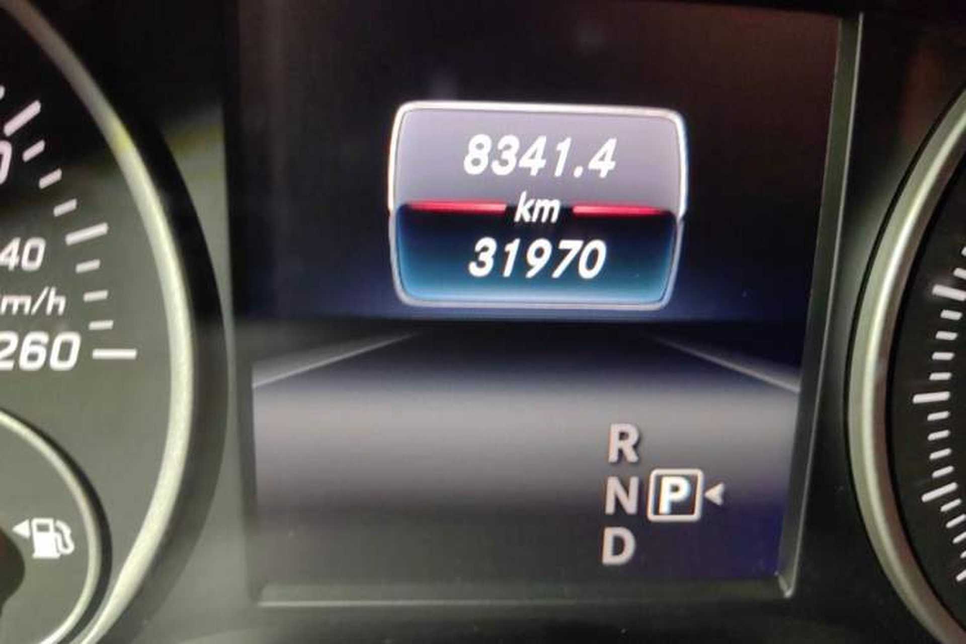 Used Mercedes-Benz A-Class 2017 Revised A 200 Dynamic Edition Odometer Close Up