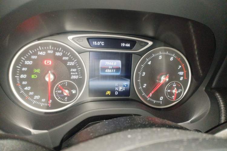 Used Mercedes-Benz A-Class 2017 Revised A 200 Dynamic Edition Odometer Close Up