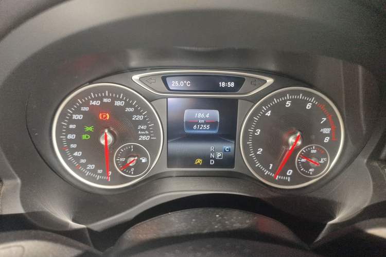 Used Mercedes-Benz A-Class 2017 A 200 Dynamic Edition Odometer Close Up