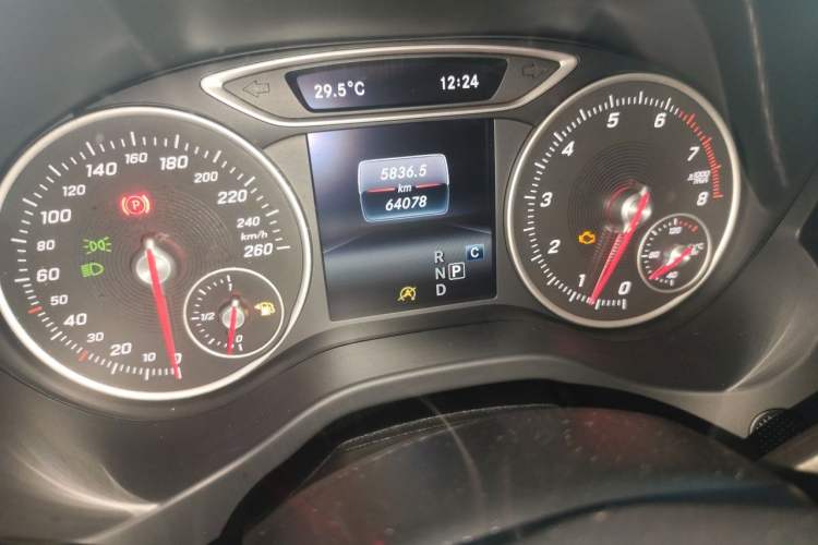 Used Mercedes-Benz A-Class 2017 A 200 Dynamic Edition Odometer Close Up