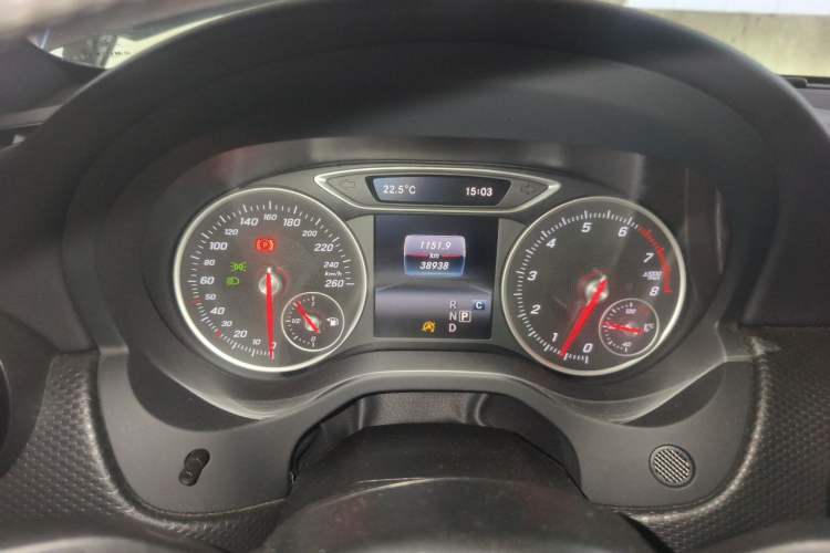 Used Mercedes-Benz A-Class 2017 Revised A 180 Odometer Close Up