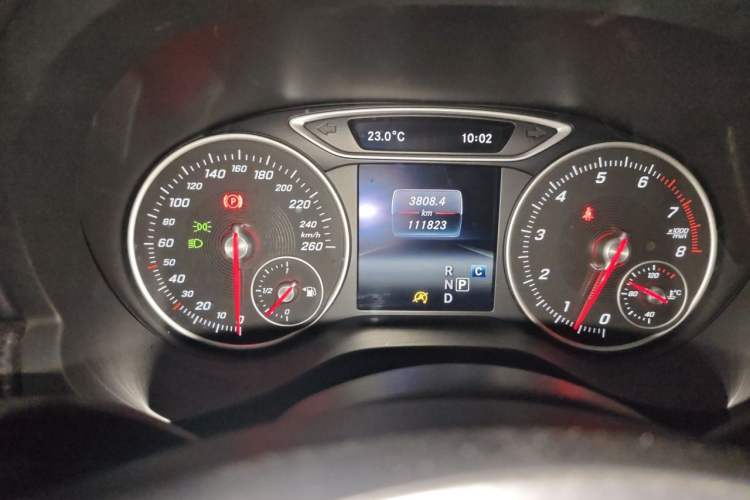 Used Mercedes-Benz A-Class 2017 Revised A 200 Dynamic Edition Odometer Close Up