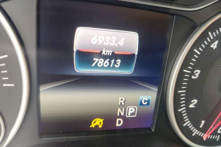 Used Mercedes-Benz A-Class 2017 A 200 Dynamic Edition Odometer Close Up
