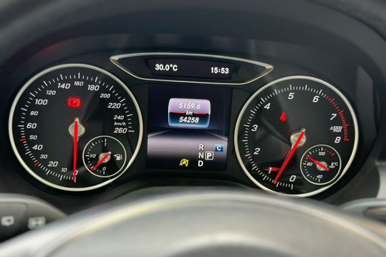 Used Mercedes-Benz A-Class 2017 A 200 Dynamic Edition Odometer Close Up