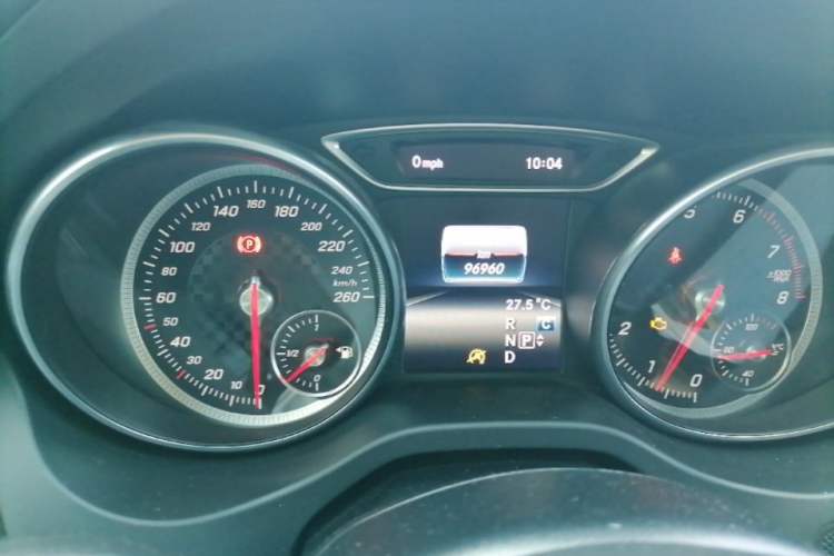 Used Mercedes-Benz A-Class 2017 A 200 Polar Limited Edition Odometer Close Up