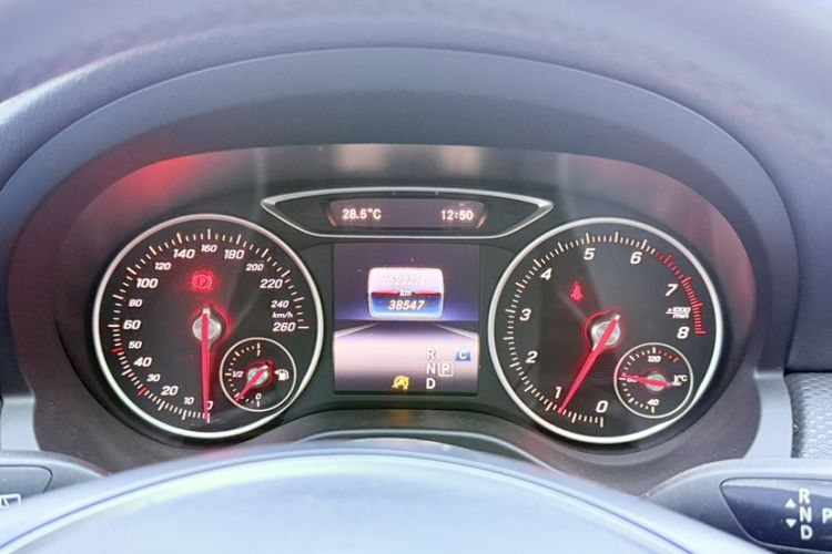 Used Mercedes-Benz A-Class 2017 A 200 Dynamic Edition Odometer Close Up
