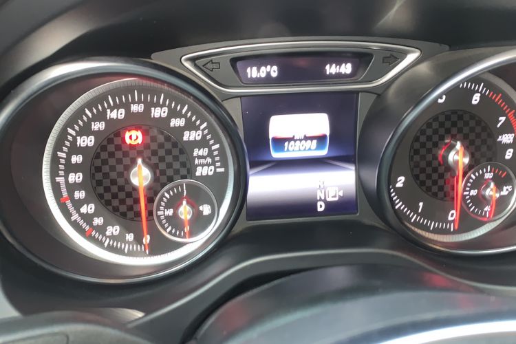 Used Mercedes-Benz A-Class 2017 A 200 Sport Odometer Close Up