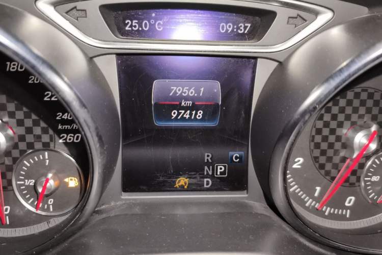 Used Mercedes-Benz A-Class 2018 A 200 Fashion Model Odometer Close Up