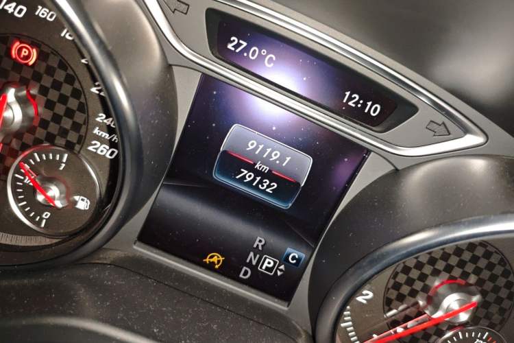 Used Mercedes-Benz A-Class 2018 A 200 Fashion Model Odometer Close Up