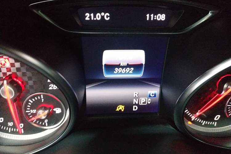 Used Mercedes-Benz A-Class 2018 A 200 Fashion Model Odometer Close Up