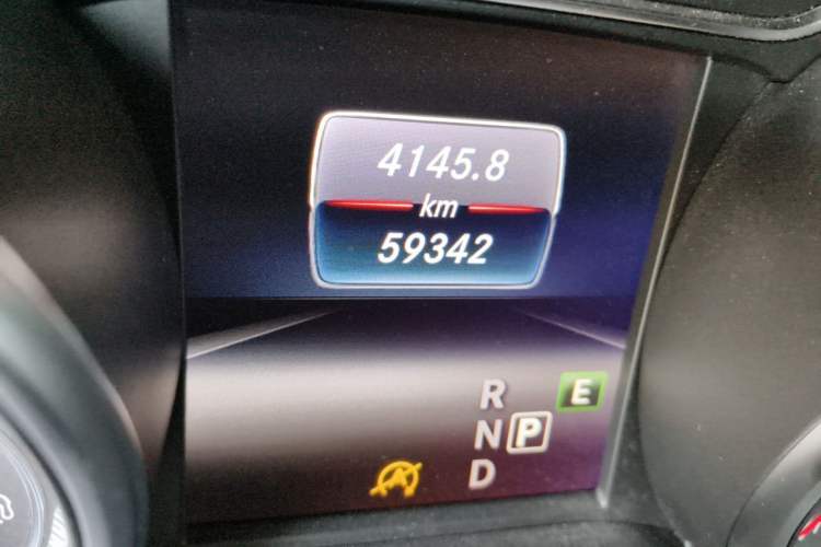 Used Mercedes-Benz A-Class  Odometer Close Up