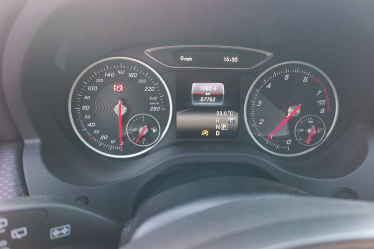 Used Mercedes-Benz A-Class 2018 A 200 Dynamic Edition Odometer Close Up