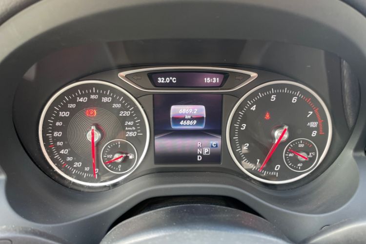 Used Mercedes-Benz A-Class 2018 A 200 Dynamic Edition Odometer Close Up