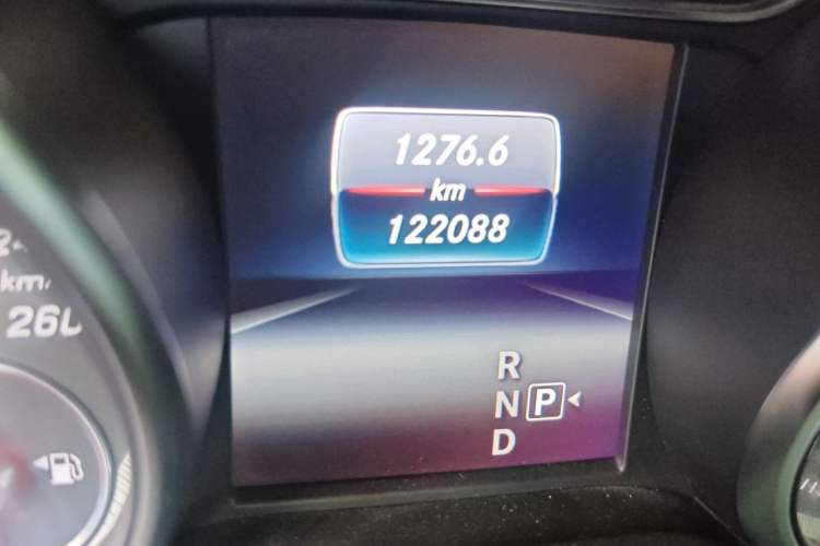 Used Mercedes-Benz A-Class 2018 A 200 Fashion Model Odometer Close Up