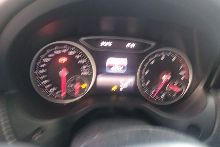 Used Mercedes-Benz A-Class 2018 A 200 Dynamic Edition Odometer Close Up