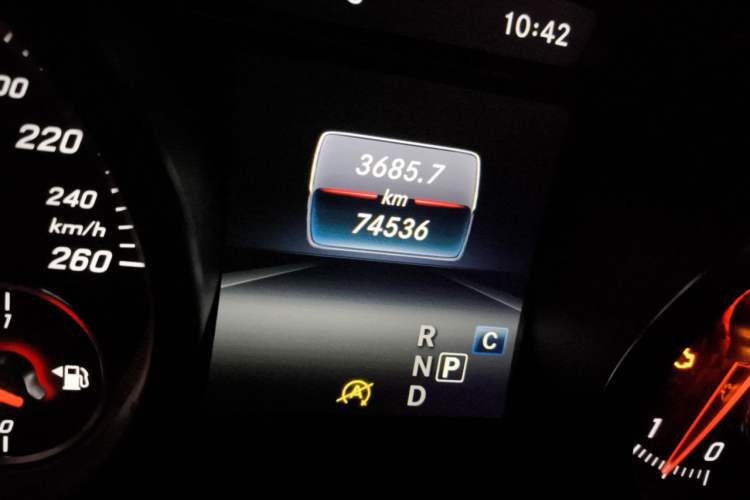 Used Mercedes-Benz A-Class 2018 A 200 Fashion Model Odometer Close Up