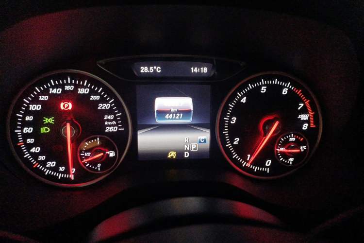 Used Mercedes-Benz A-Class 2018 A 200 Dynamic Edition Odometer Close Up