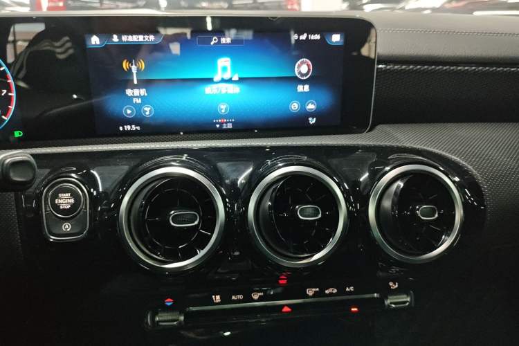 Used Mercedes-Benz A-Class 2019 Restyled A 200 L Sport Sedan Audio And AC Panel