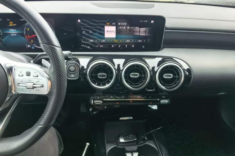 Used Mercedes-Benz A-Class 2019 A 200 L Sport Sedan Audio And AC Panel