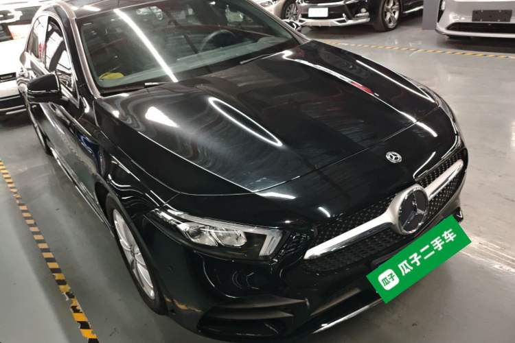Used Mercedes-Benz A-Class 2019 Restyled A 200 L Sport Sedan Front Right 45 Deg