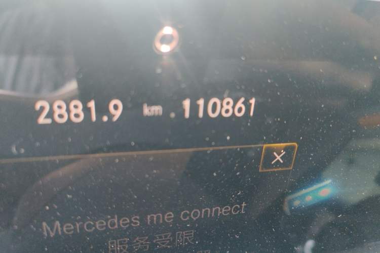 Used Mercedes-Benz A-Class 2019 A 200 L Sport Sedan Odometer Close Up