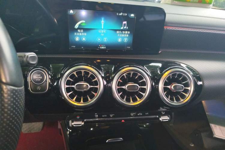 Used Mercedes-Benz A-Class 2019 A 180 L Sport Sedan Audio And AC Panel