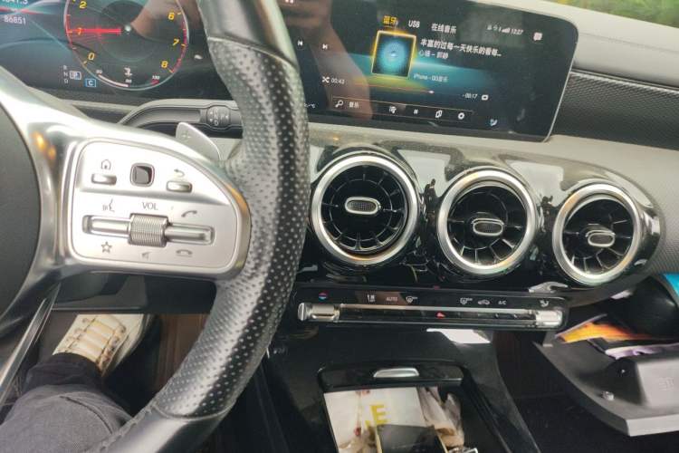 Used Mercedes-Benz A-Class 2019 A 200 L Sport Sedan Audio And AC Panel