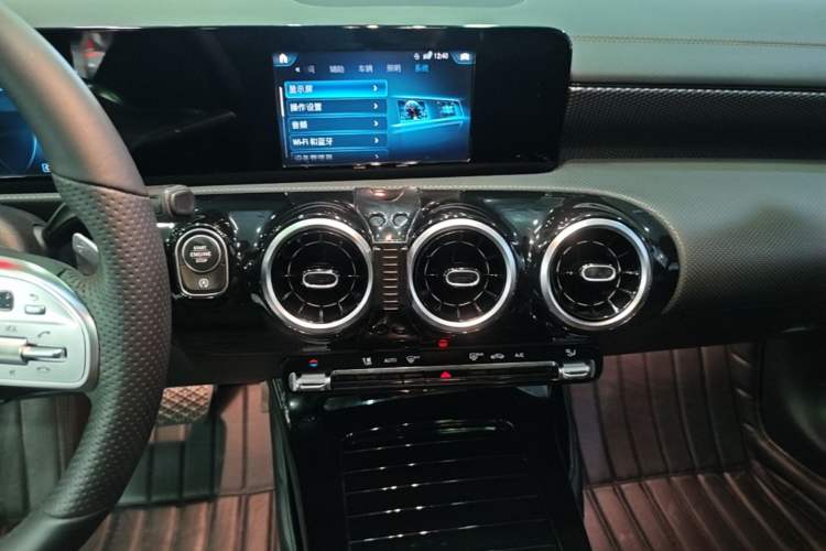 Used Mercedes-Benz A-Class 2019 A 180 L Sport Sedan Audio And AC Panel