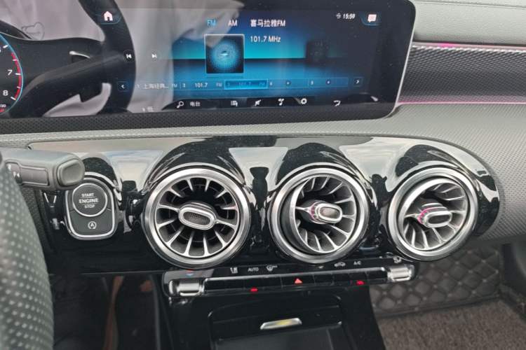 Used Mercedes-Benz A-Class 2019 Restyled A 200 L Sport Sedan Audio And AC Panel