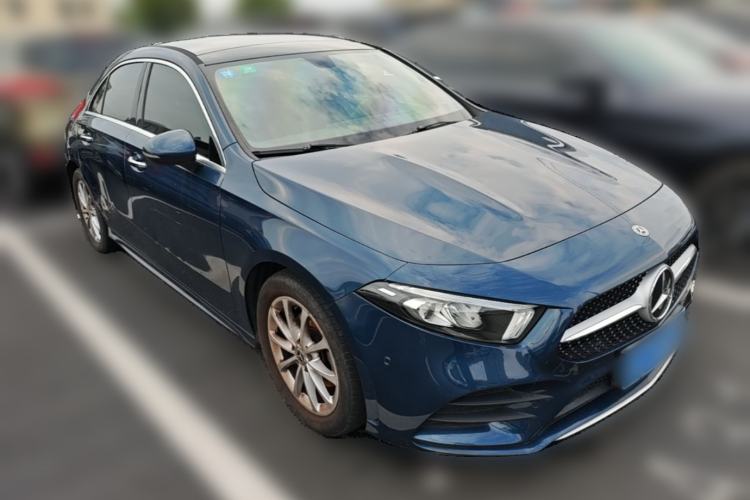 Used Mercedes-Benz A-Class 2019 Restyled A 200 L Sport Sedan Front Right 45 Deg