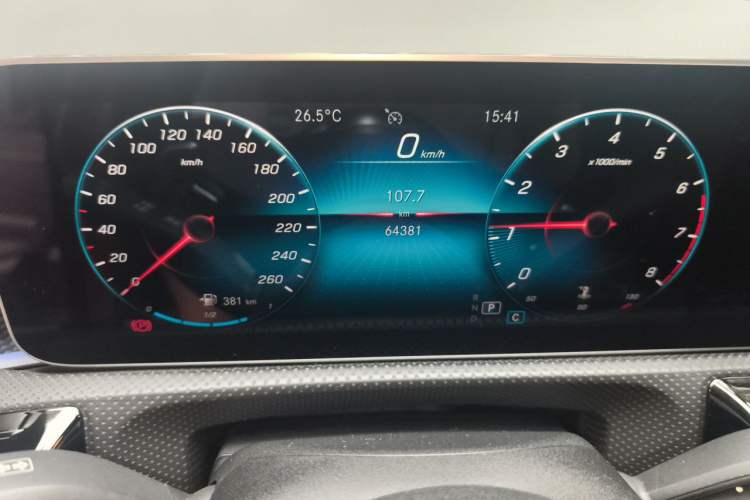 Used Mercedes-Benz A-Class 2019 Restyled A 200 L Sport Sedan Odometer Close Up