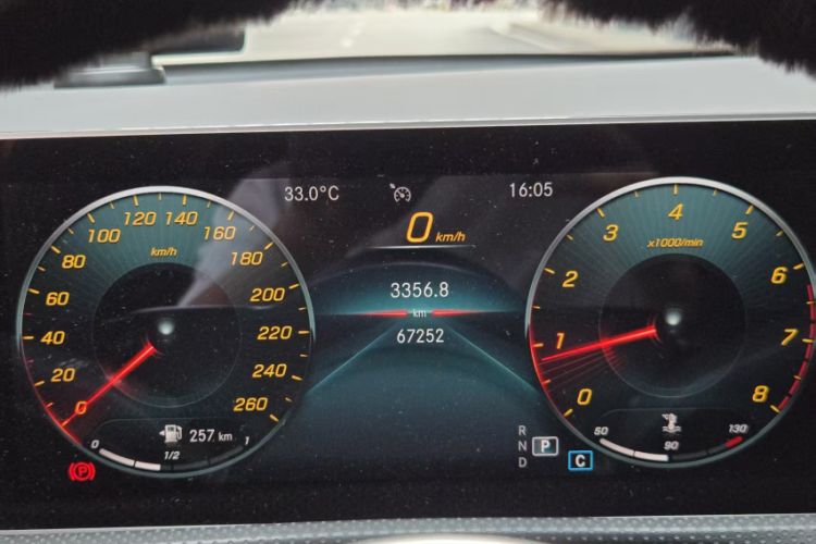 Used Mercedes-Benz A-Class 2019 A 200 Dynamic Edition Odometer Close Up