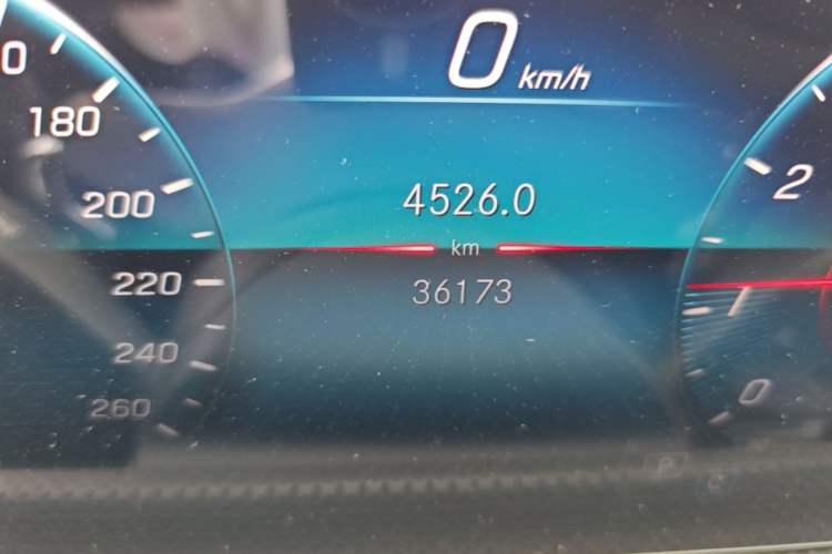 Used Mercedes-Benz A-Class 2019 Restyled A 200 L Sport Sedan Odometer Close Up