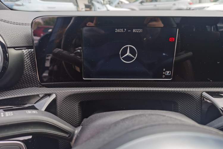 Used Mercedes-Benz A-Class 2019 A 180 L Sport Sedan Odometer Close Up