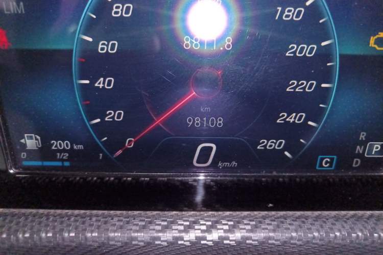 Used Mercedes-Benz A-Class 2019 A 180 L Odometer Close Up