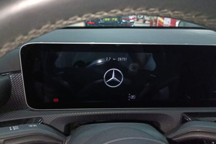 Used Mercedes-Benz A-Class 2019 Restyled A 200 L Sport Sedan Odometer Close Up
