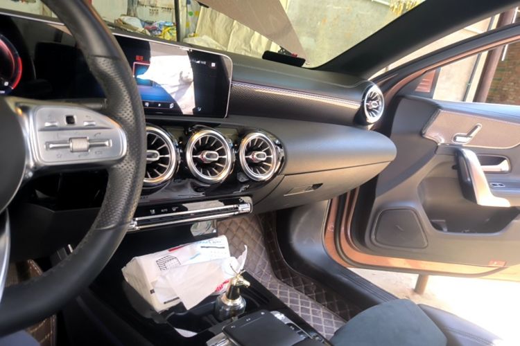 Used Mercedes-Benz A-Class 2019 Restyled A 200 L Sport Sedan Audio And AC Panel